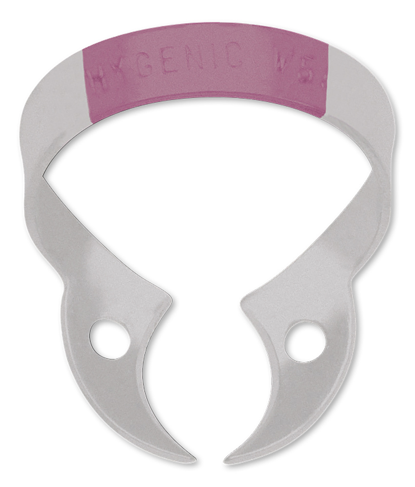Coltene Whaledent Fiesta #13A Pink Winged Dam Clamp - Hygenic Color Coded Dental Clamp-1151709
